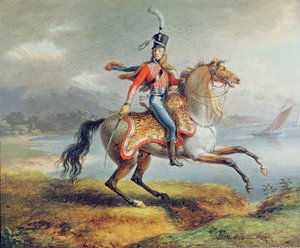 Autoritratto equestre, 1806-08